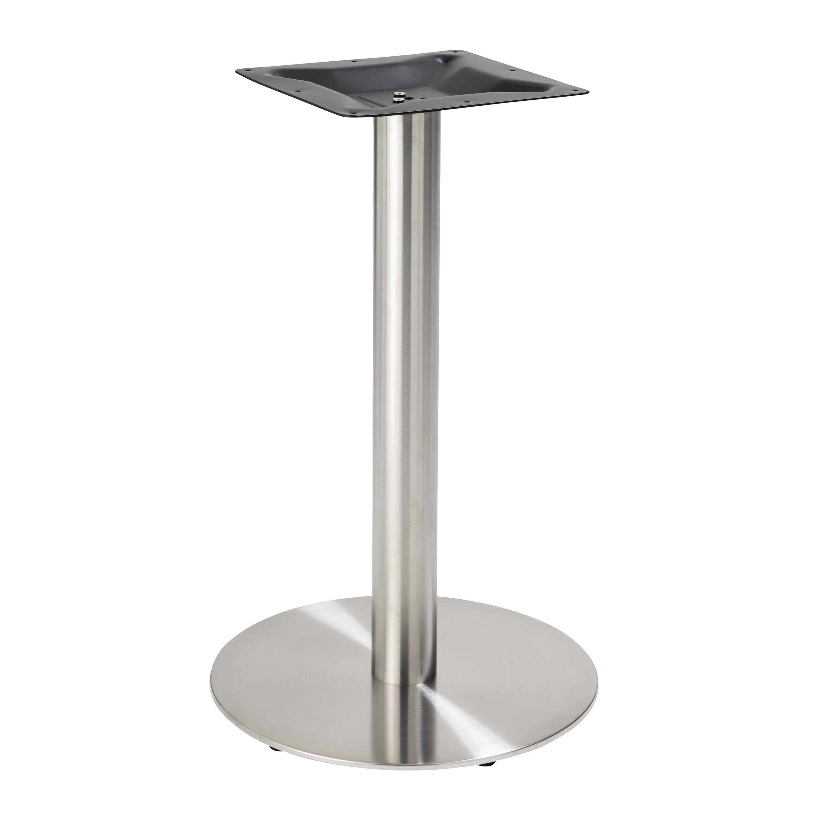 TISCHBEIN, Grau - Grau, Metall (45/72/45cm) - Oviala