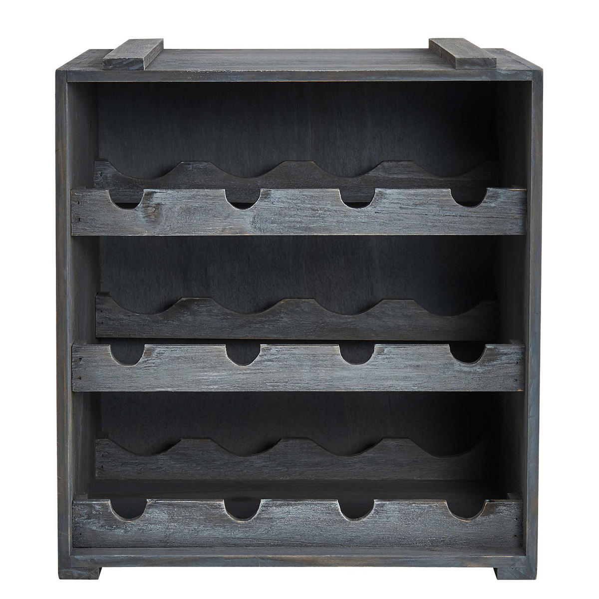 WEINREGAL Vinothek - Taupe, Holz (32/39/36cm) - Butlers