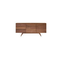 SIDEBOARD Esmée Braun aus Walnuss - Braun, Holz (177/76/45cm) - Tikamoon