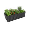 HOCHBEET - Anthrazit, Metall (100/57/100cm) - Relaxdays