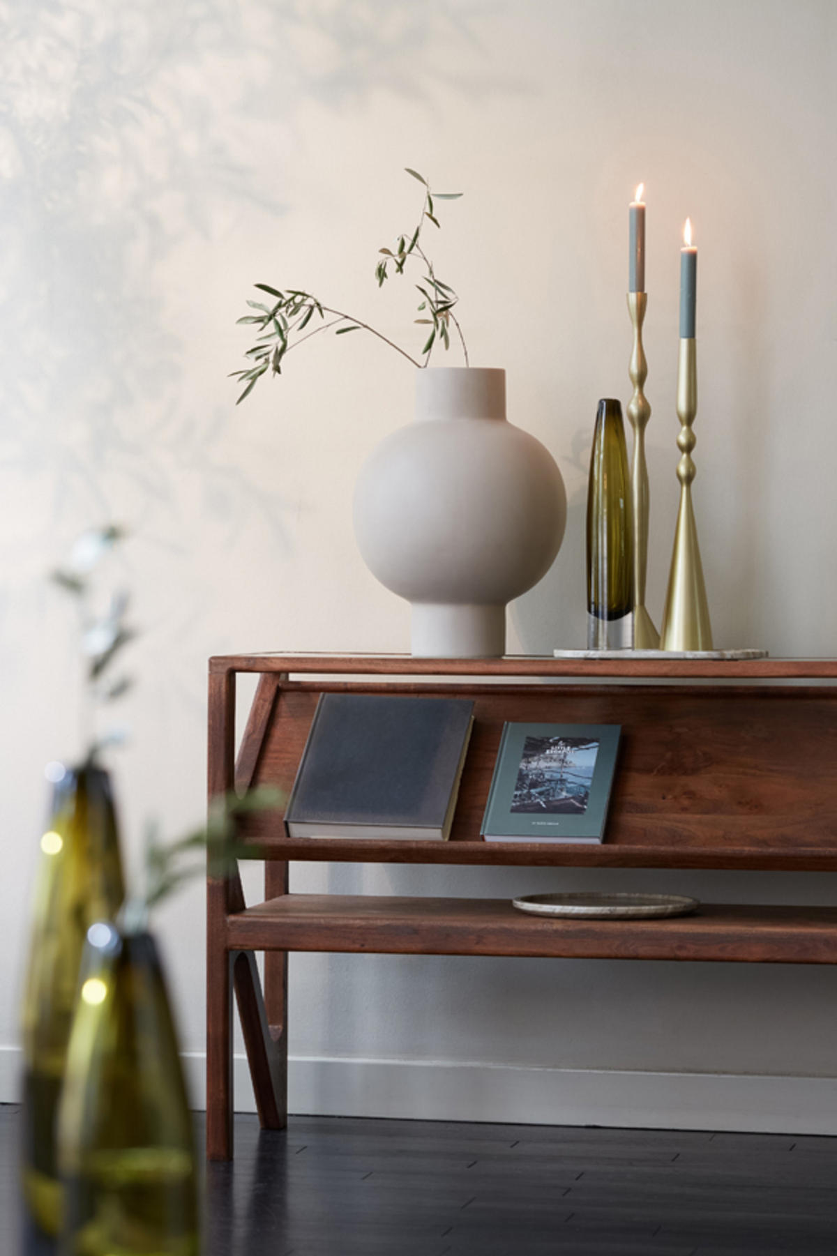 KONSOLENTISCH Yuki Braun 119/41/80 cm - Braun, Holz (119/41/80cm) - Light & Living