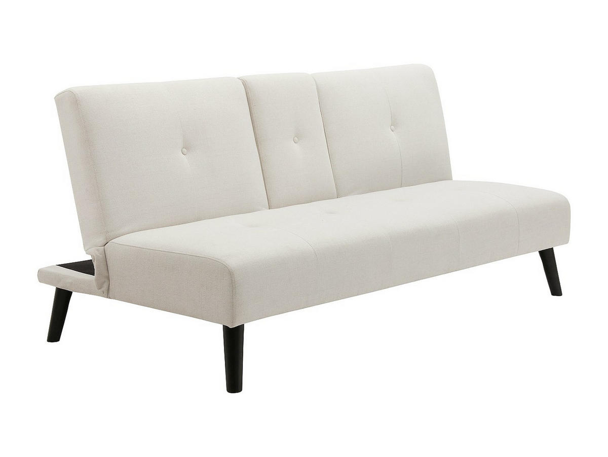 3-SITZER-SCHLAFSOFA Clic-Clac - Stoff - Beige - mit Ablage CLOSIPA - Beige, Textil (182/85/91cm) - Vente-Unique