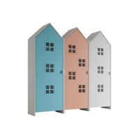 REGALSCHRANK Set Kania 173x37x171 MDF Weiß /Bunt - Blau/Pink, Holzwerkstoff (173/171/37cm) - 58aufmkessel