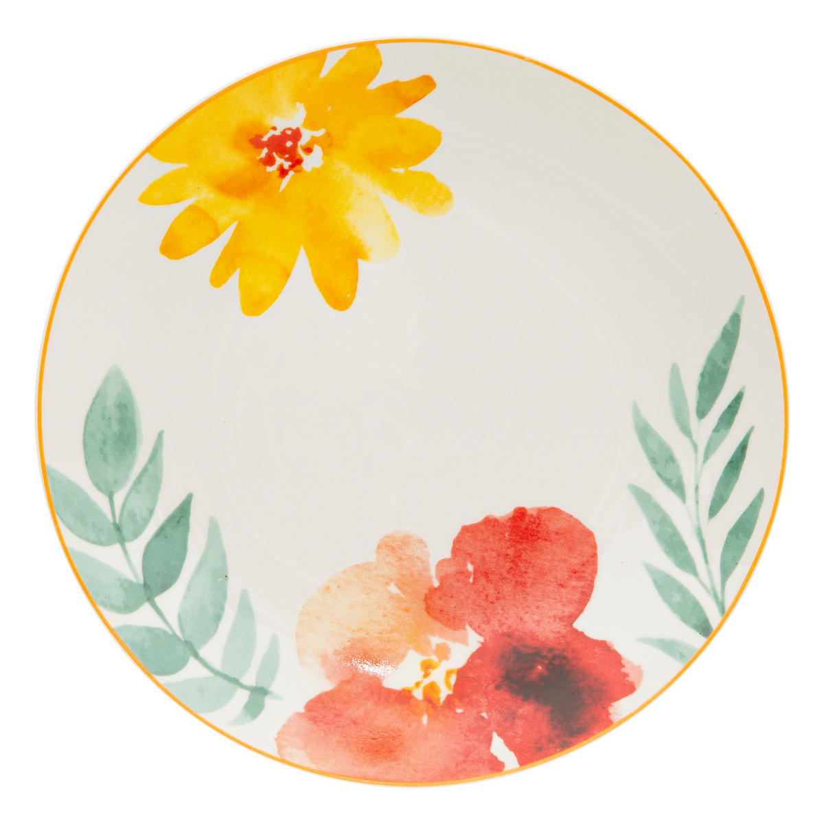 DESSERTTELLER Porzellan Margaux Mehrfarben 19/19/2 cm - Multicolor, Keramik (19cm) - Secret de Gourmet
