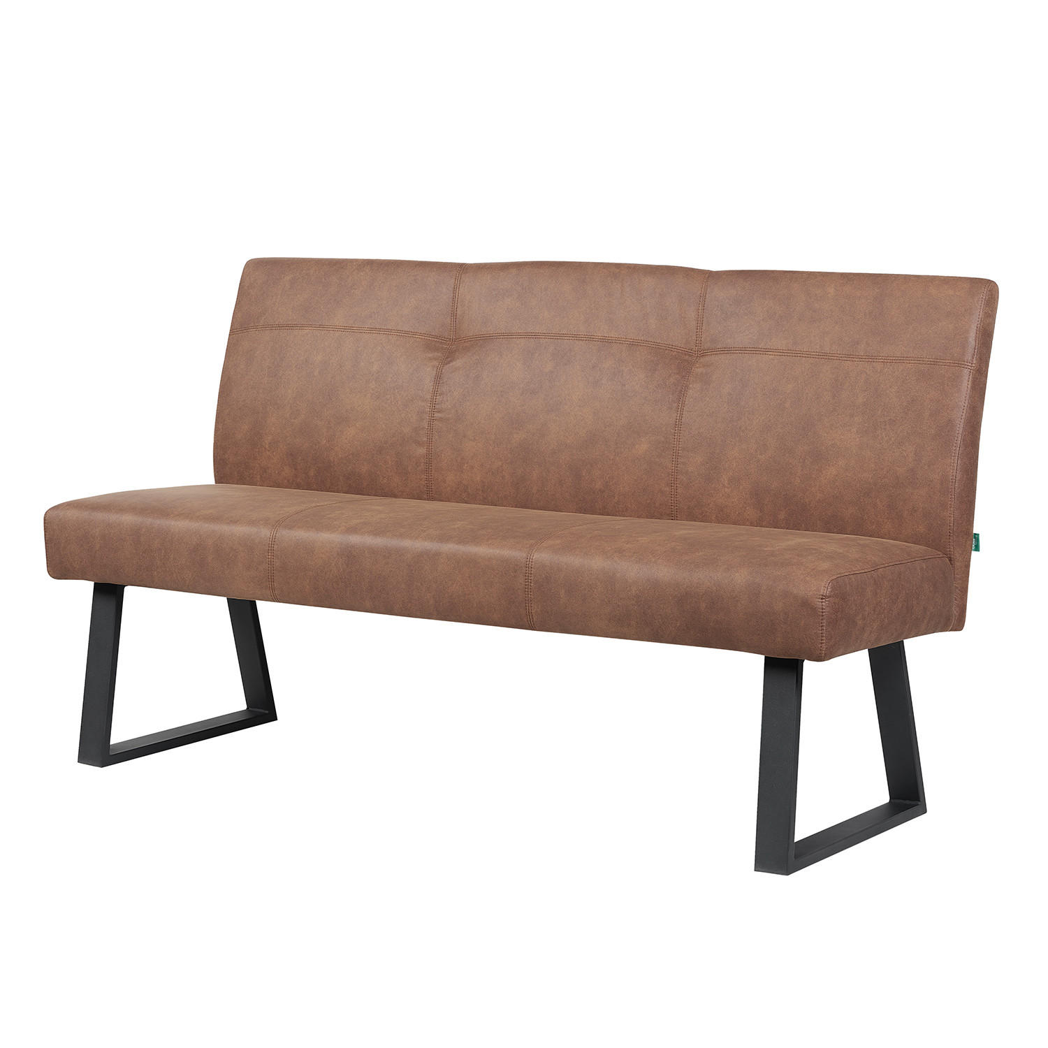 Dubi Möbel Sitzbank Braun 160x91x66 cm