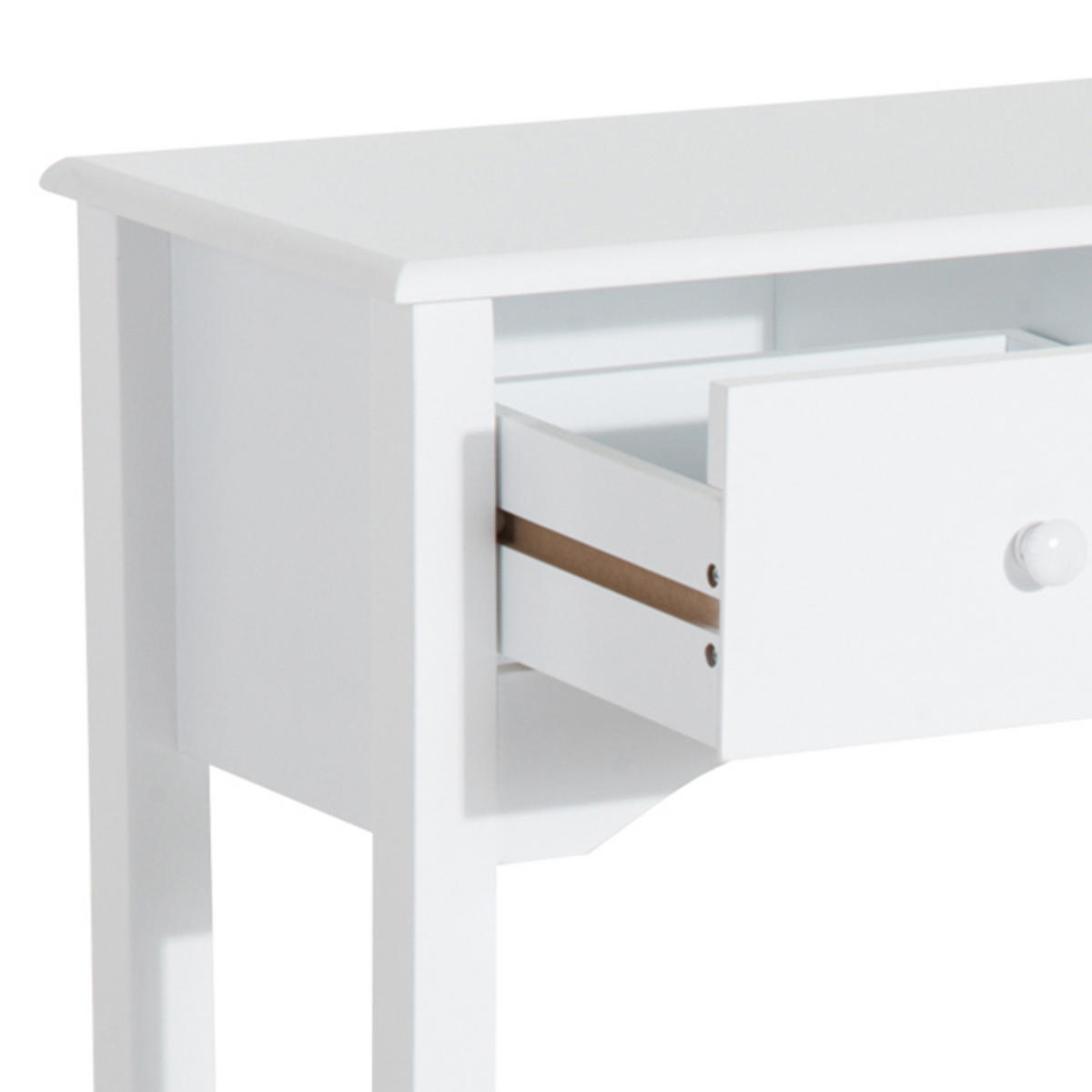 KONSOLENTISCH Weiß MDF 1 Stück - Weiß, Kunststoff (100/32/85cm) - GiPP