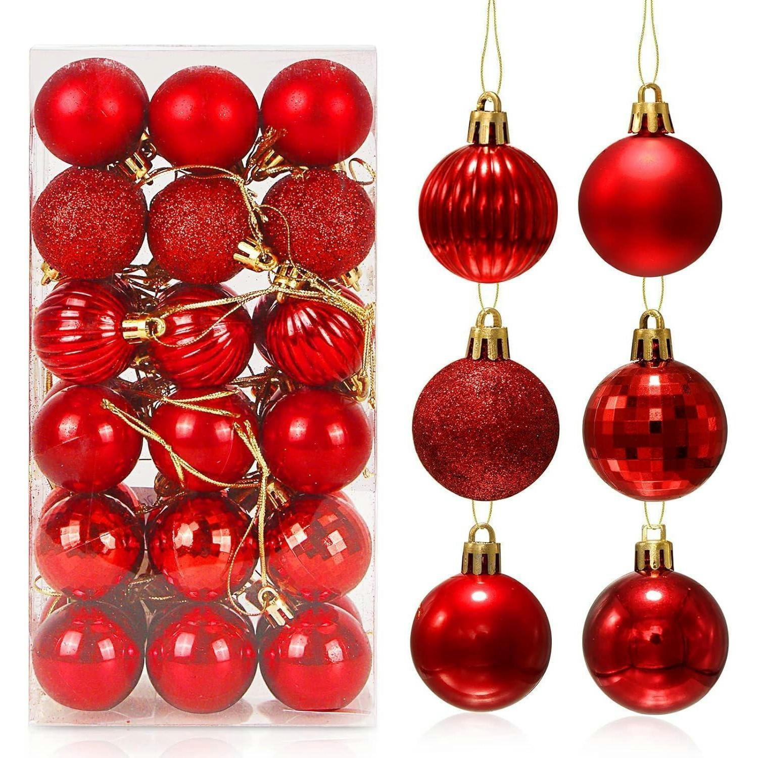 XXXLutz Weihnachtskugeln Rot 4x4x4 cm