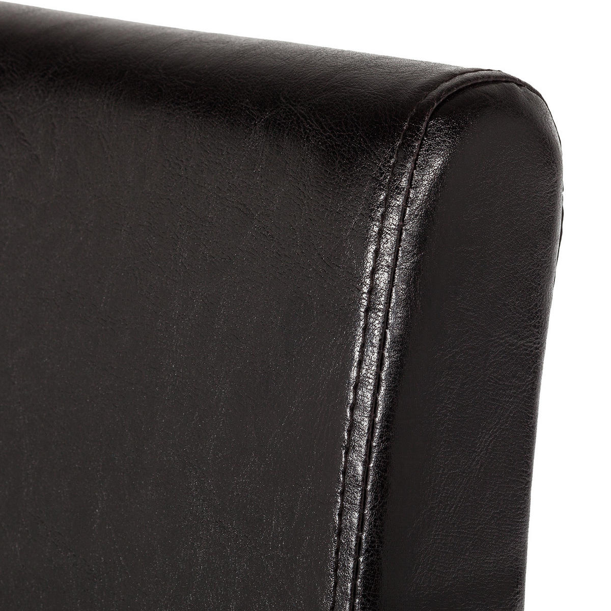 BARSTUHL - 2er-Set - Kunstleder - Braun, Holz/Kunststoff (43/109/54cm) - home24