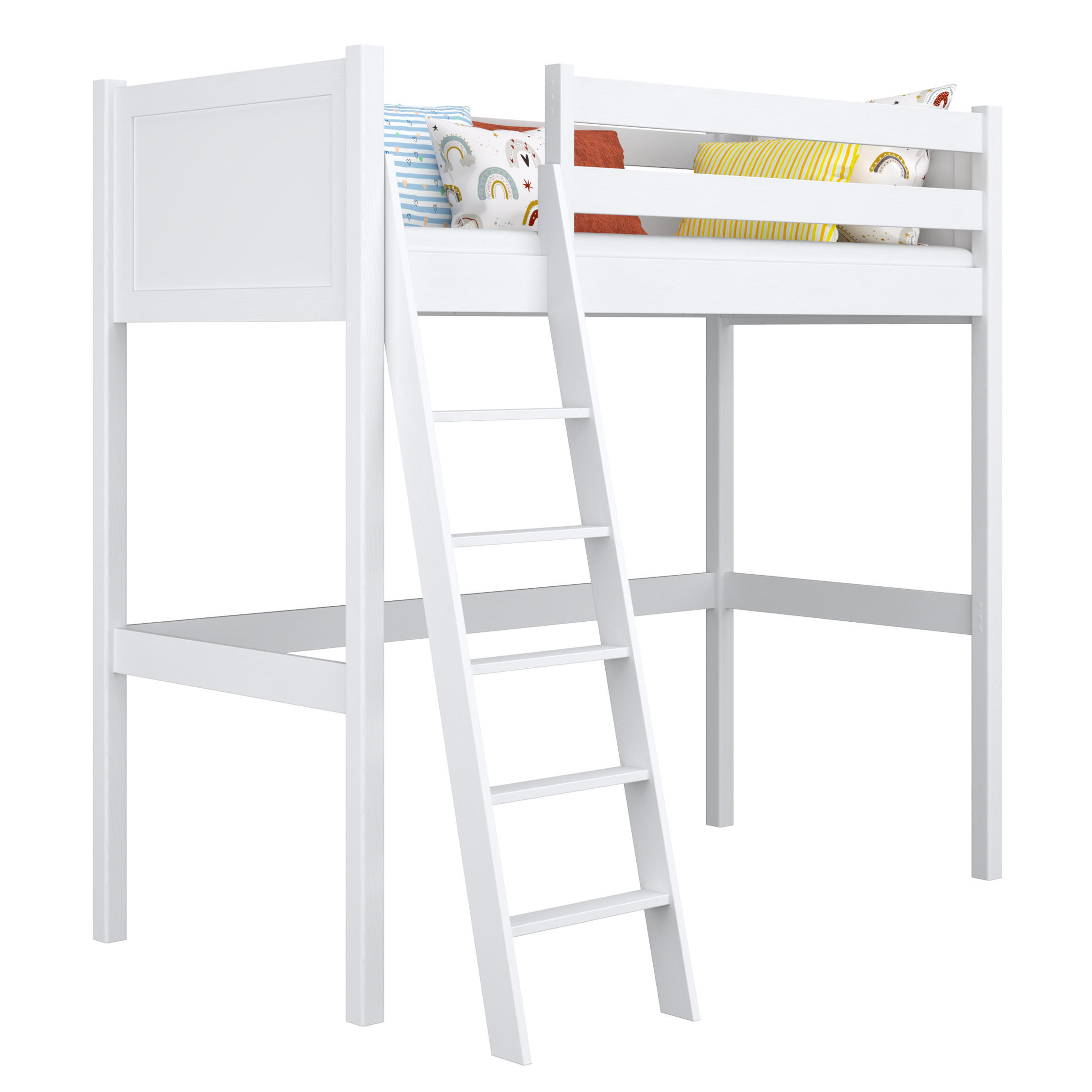 HOCHBETT N04 Weiß 90/190 - Weiß, Naturmaterialien/Holz (90/190cm) - N-Wood