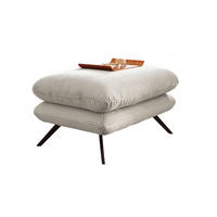 HOCKERBANK CHARME Cremeweiß - Creme, Textil (90/45/60cm) - KAWOLA