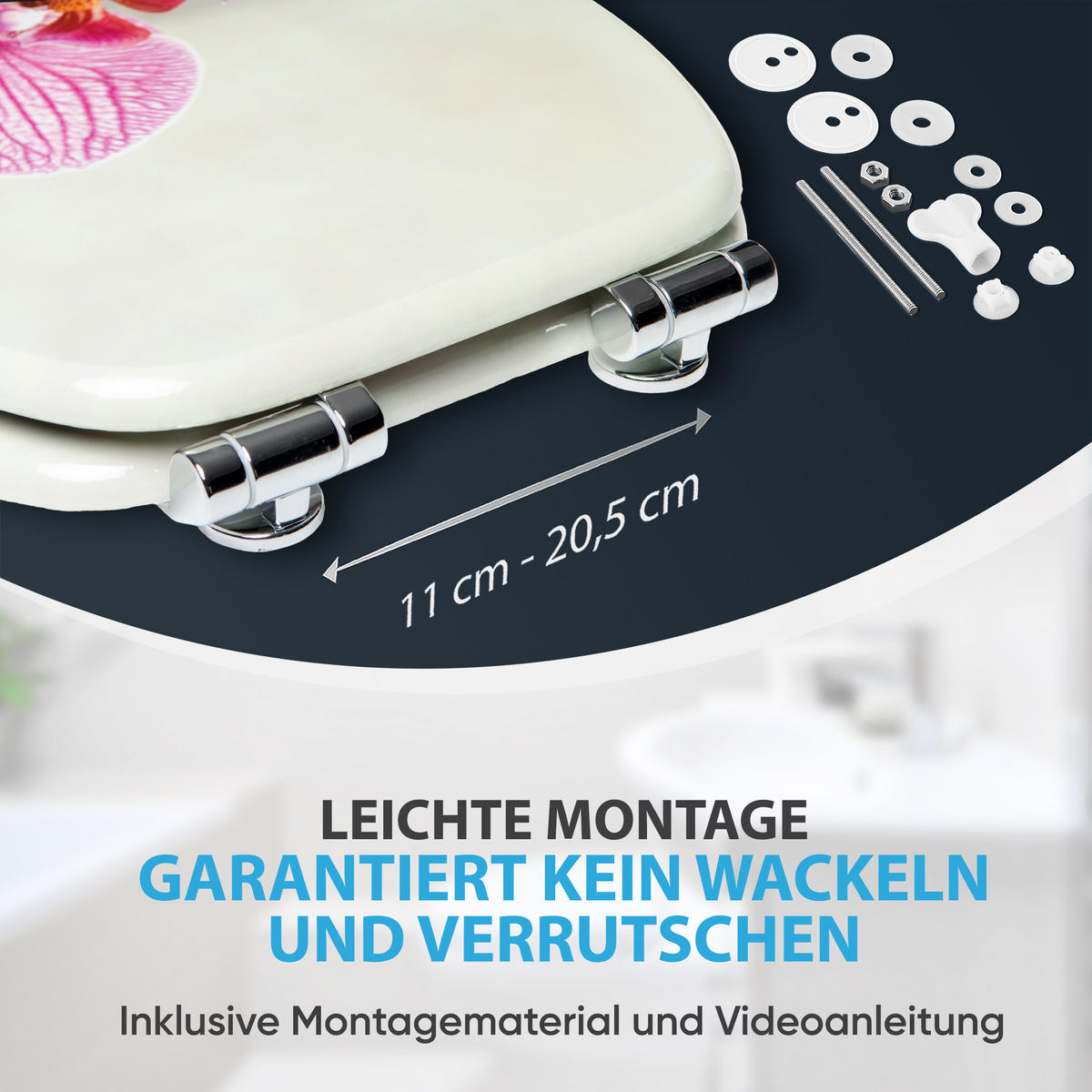 WC-SITZ mit Absenkautomatik Wellness - Violett, Holzwerkstoff (38/6/47cm) - Sanilo