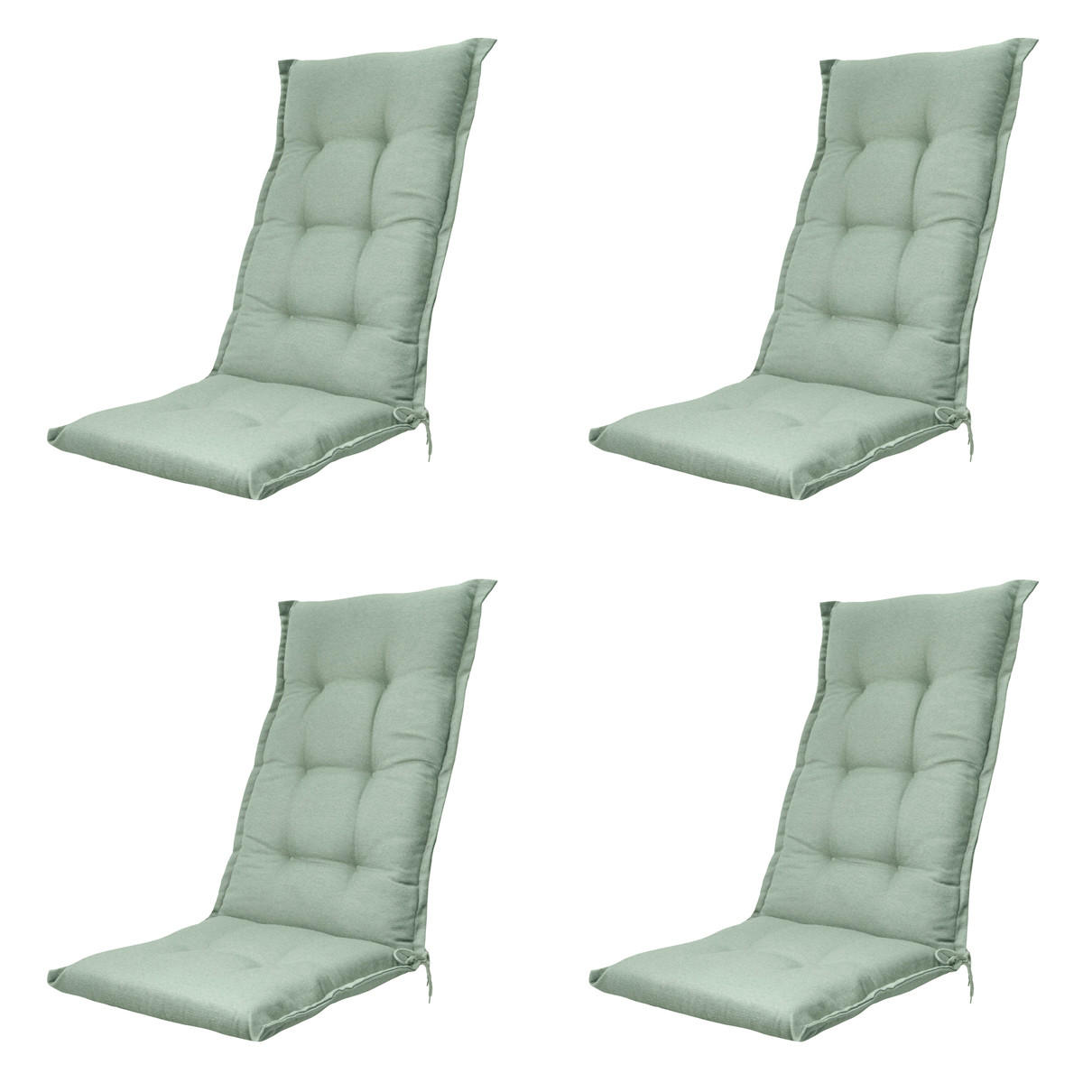 GARTENSTUHLKISSEN Naples 123/50 cm 4er-Set - Grün, Textil (50/7/123cm) - Madison