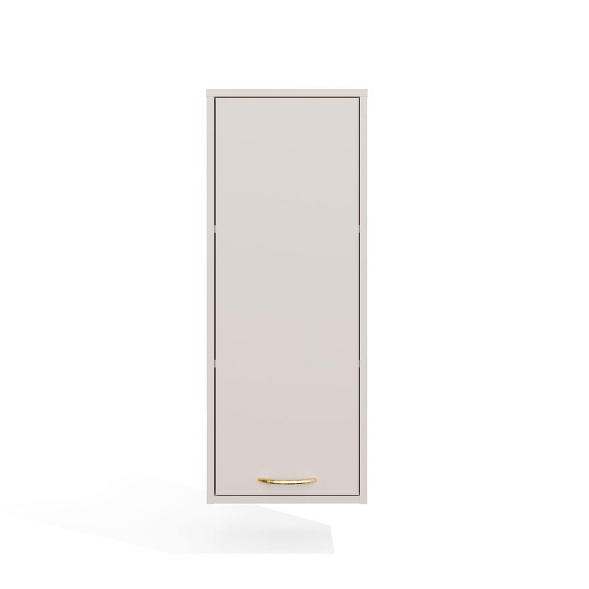HÄNGENDER Badezimmerschrank NINA W1D Kaschmir 35 x 90 x 30 cm - Kaschmir, Holzwerkstoff (35/90/30cm)