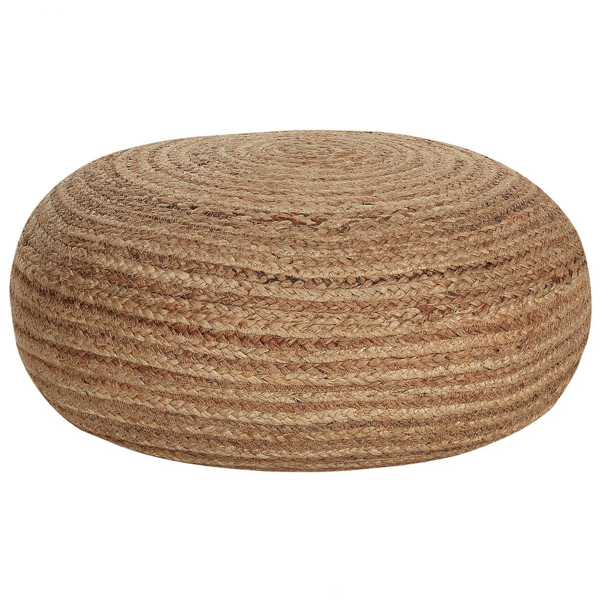 POUF Tifelt 50/50/20 cm - Beige, Naturmaterialen (50/20/50cm) - Beliani