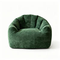 SITZSACK 86x99x64cm Ergonomisches Bärentatzen Sofa für Erwachsene - Grün, Textil (99/28/86.3cm) - Raelunyi
