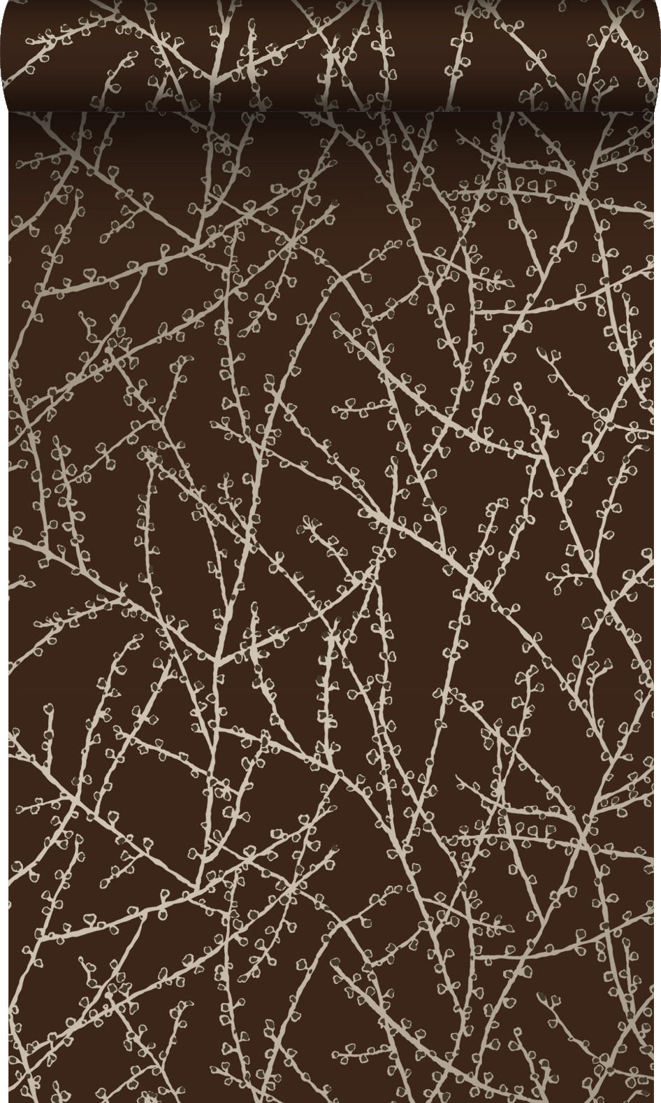 TAPETE Blütenzweige 53 cm x 10.05 m - Gelb, Papier (53/1000cm) - Origin Wallcoverings