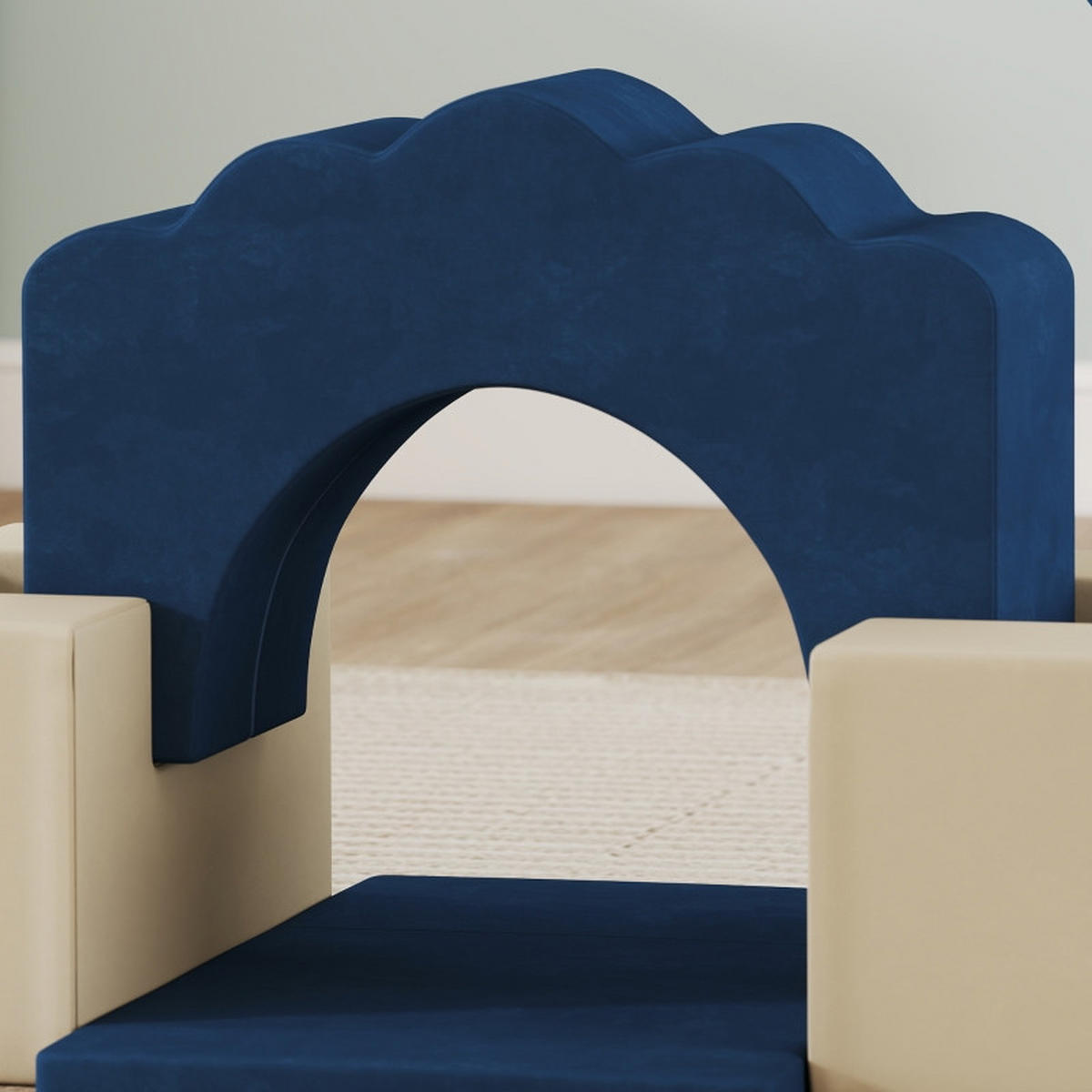 KONSTRUKTIONSSPIELZEUG Bausteine Blau - Blau, Kunststoff (40/25/50cm) - Korfee