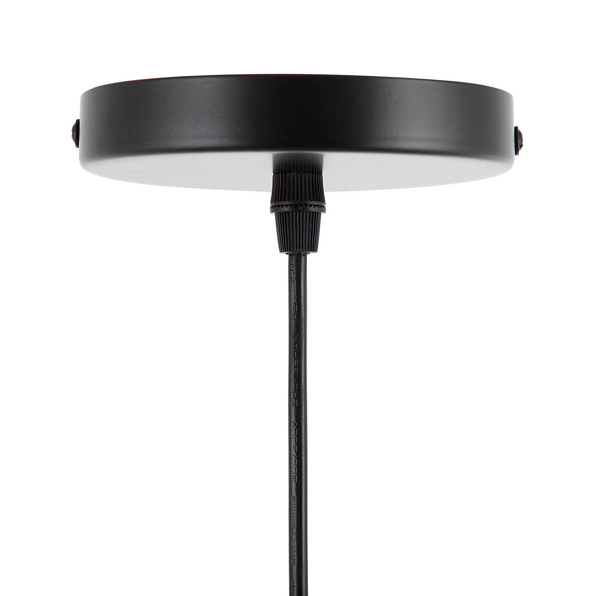 HÄNGELEUCHTE Muga 33/33/114 cm - Schwarz, Metall (33/33/114cm) - Beliani