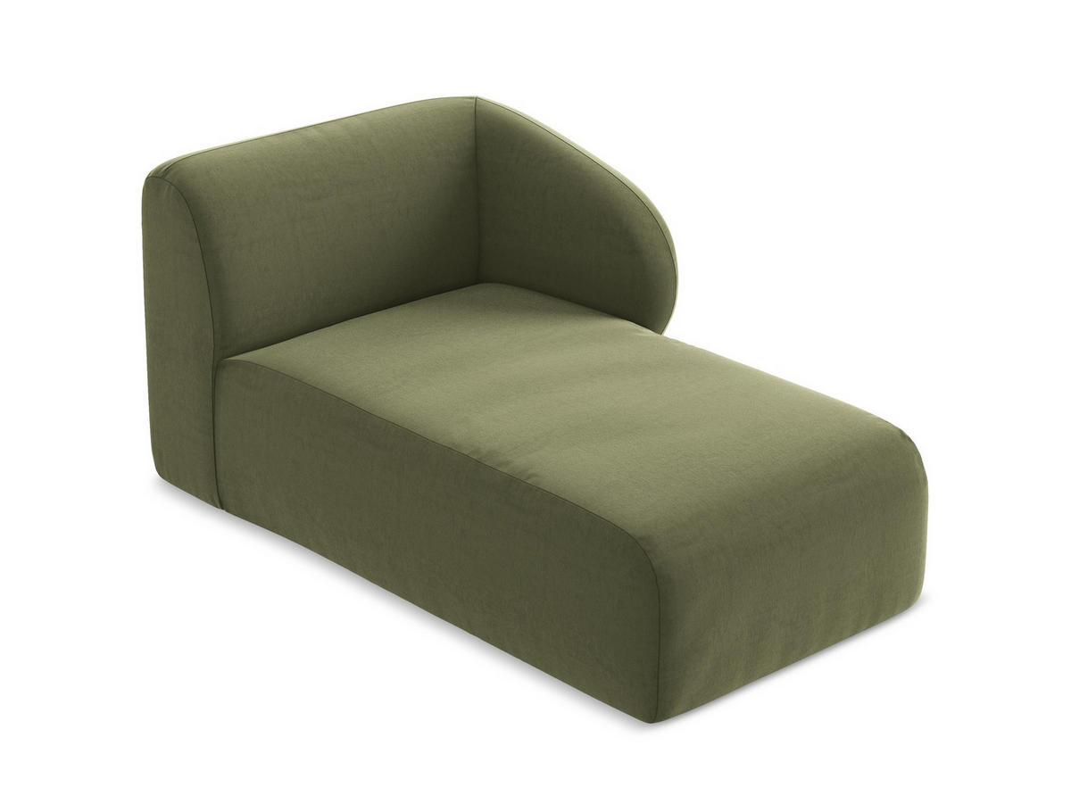 SOFAELEMENT Chenille Stoff Grau - Hellgrau/Schwarz, Holzwerkstoff/Kunststoff (70/75/94cm) - Makamii