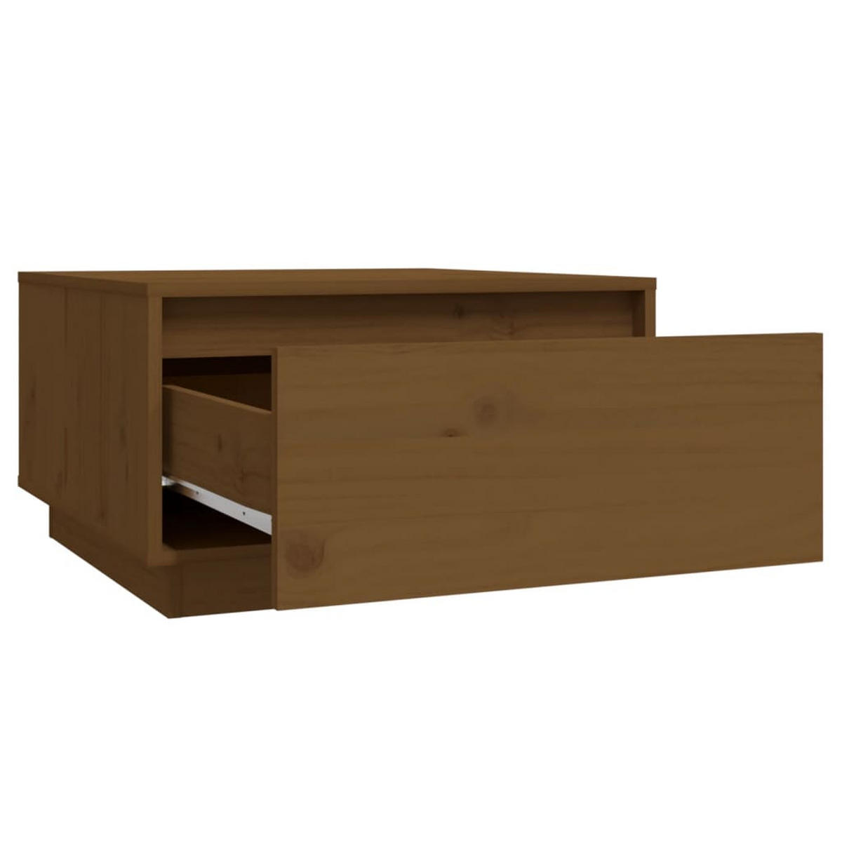 COUCHTISCH Honigbraun 55x56x32 cm Massivholz Kiefer - Braun, Holz (55/56/32cm) - furnicato