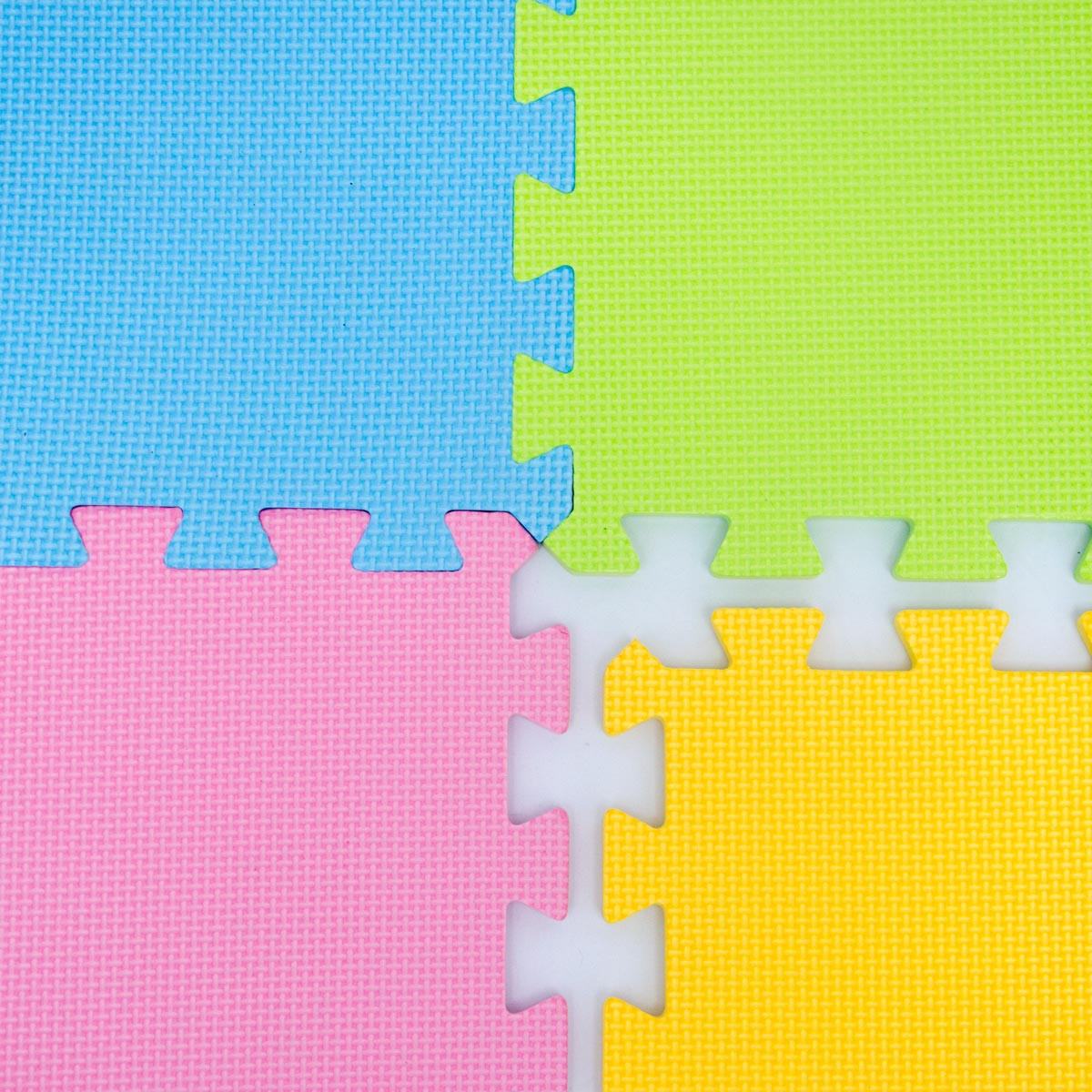 SPIELMATTE ab Null - 90 cm Baby Puzzlematte Bunt - Multicolor, Kunststoff (30/30cm) - Littletom