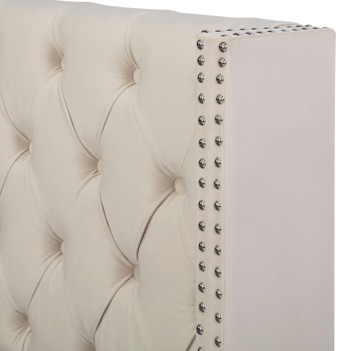 POLSTERBETT aus Samt 160x200 cm in Beige mit hydraulischem Bettkasten - Beige, Textil (160/200cm) - Modfu