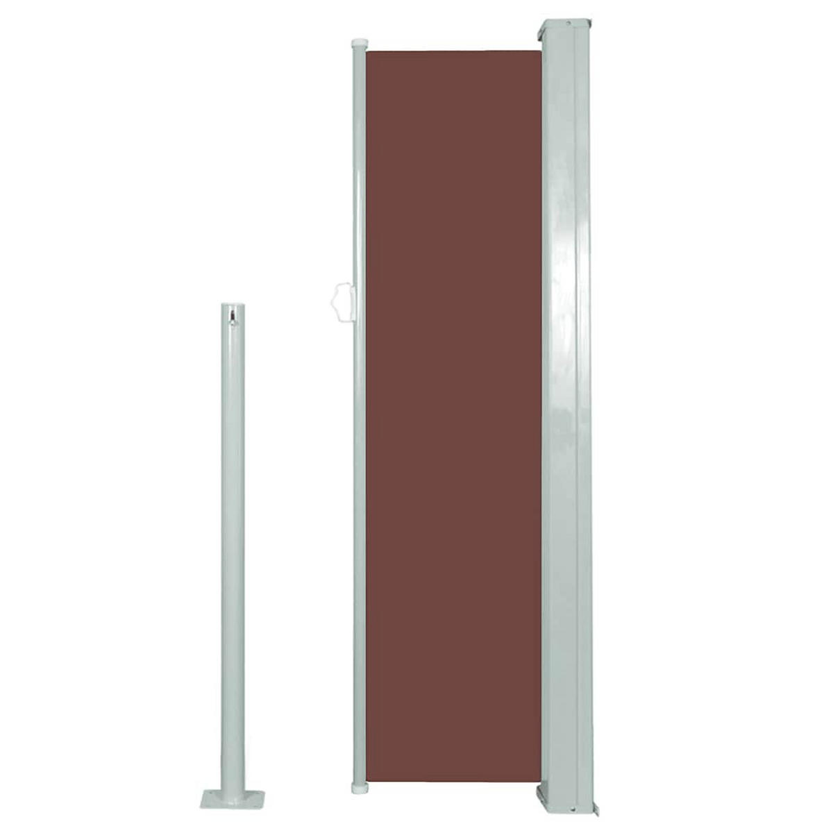 AUSZIEHBARE Seitenmarkise 120x300 cm Braun - Braun, Textil (3/120/300cm) - furnicato