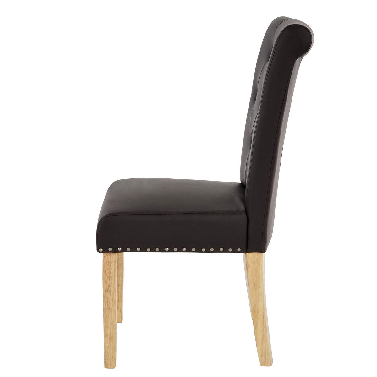 ESSZIMMERSTUHL FIELD IL Braun 2er-Set - Braun/Mokka, Textil (47/98/62cm) - MCW