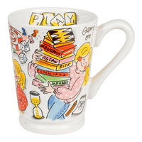 MAZAGRAN-BECHER Spielbeginn in Bunt - 500 ml - Multicolor, Keramik (0.5L) - Blond Amsterdam