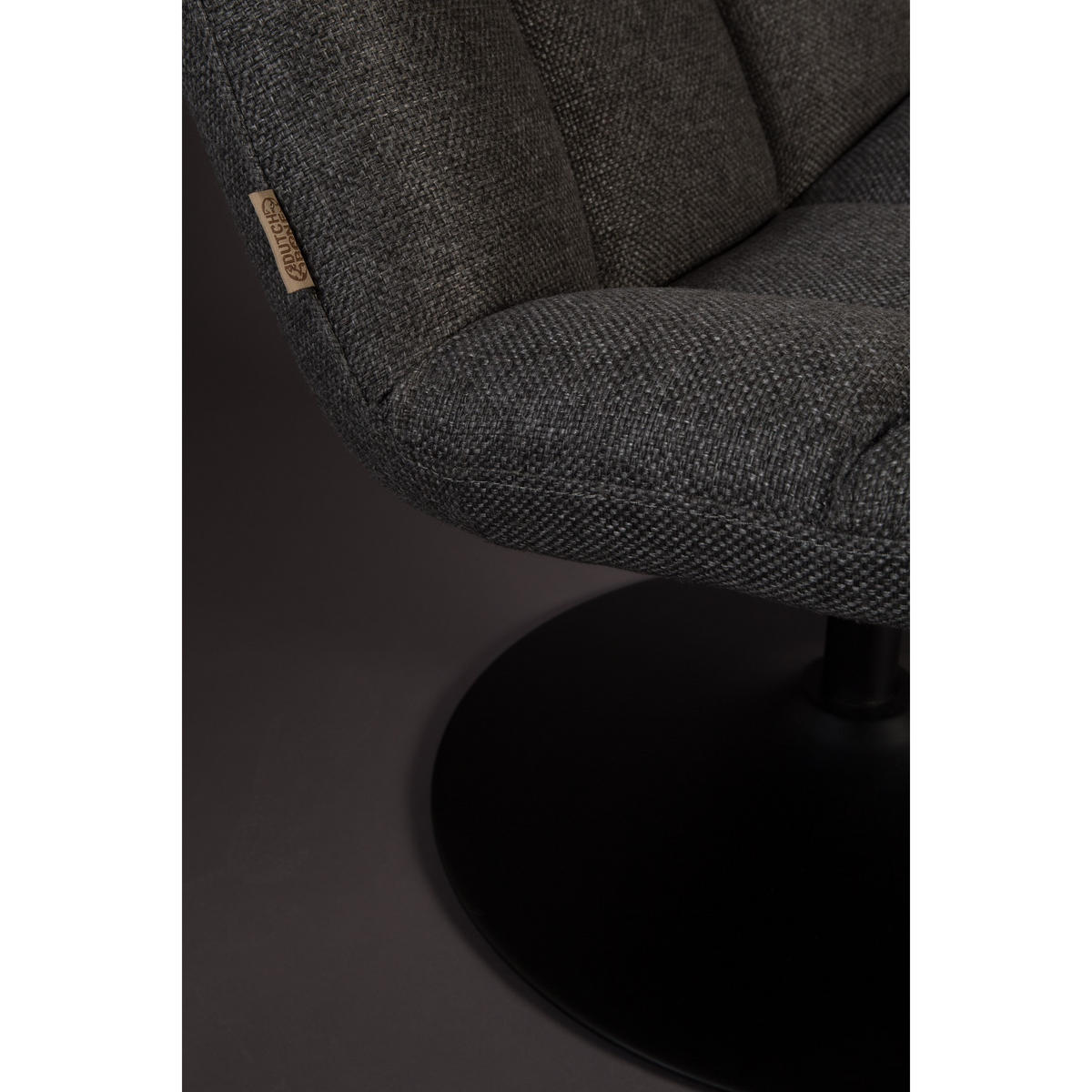 SESSEL Bar Bouclé Dunkelgrau - Dunkelgrau/Grau, Textil (66/78/74cm) - Dutchbone