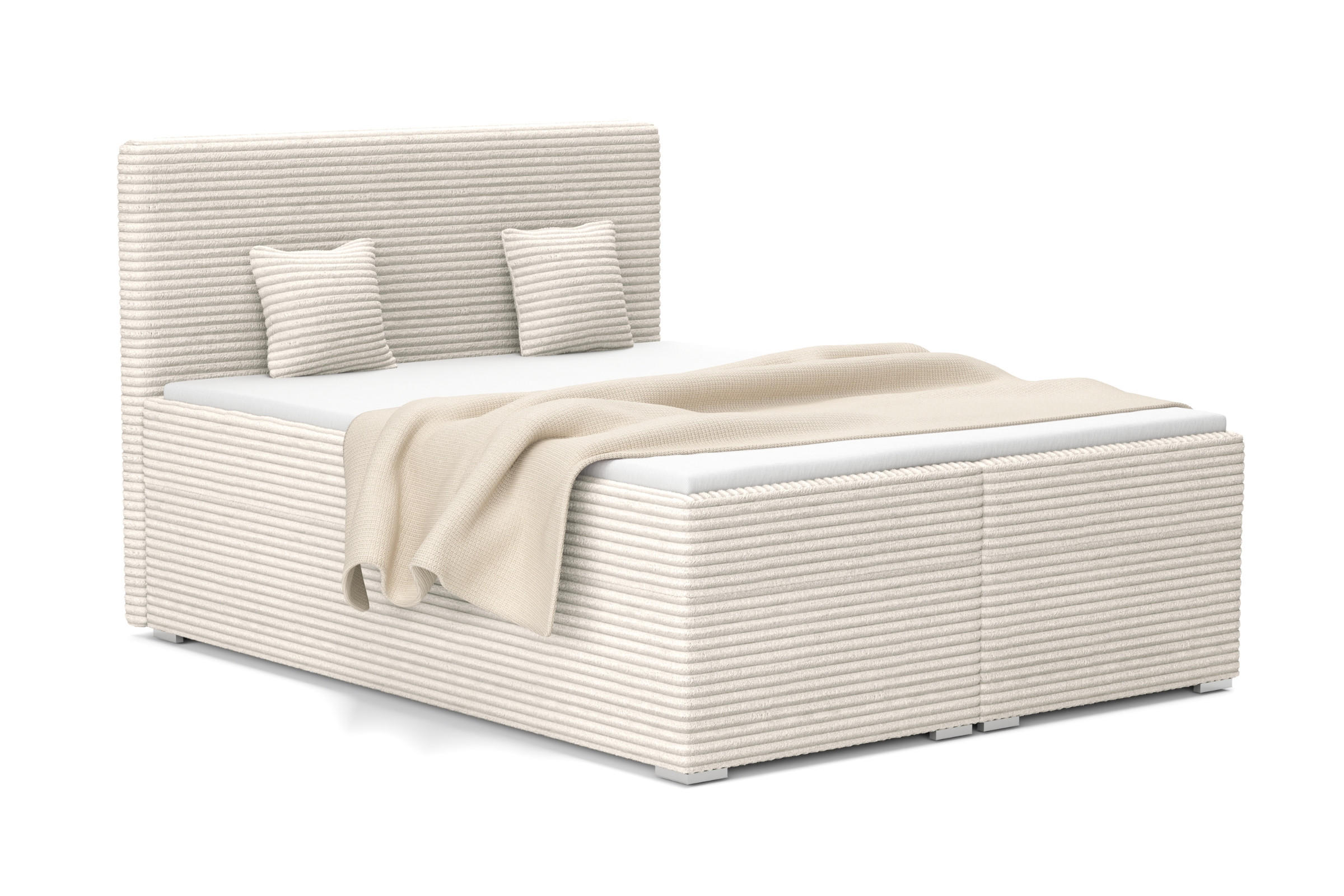Deine Möbel 24 Boxbett Ecru 140x200 cm