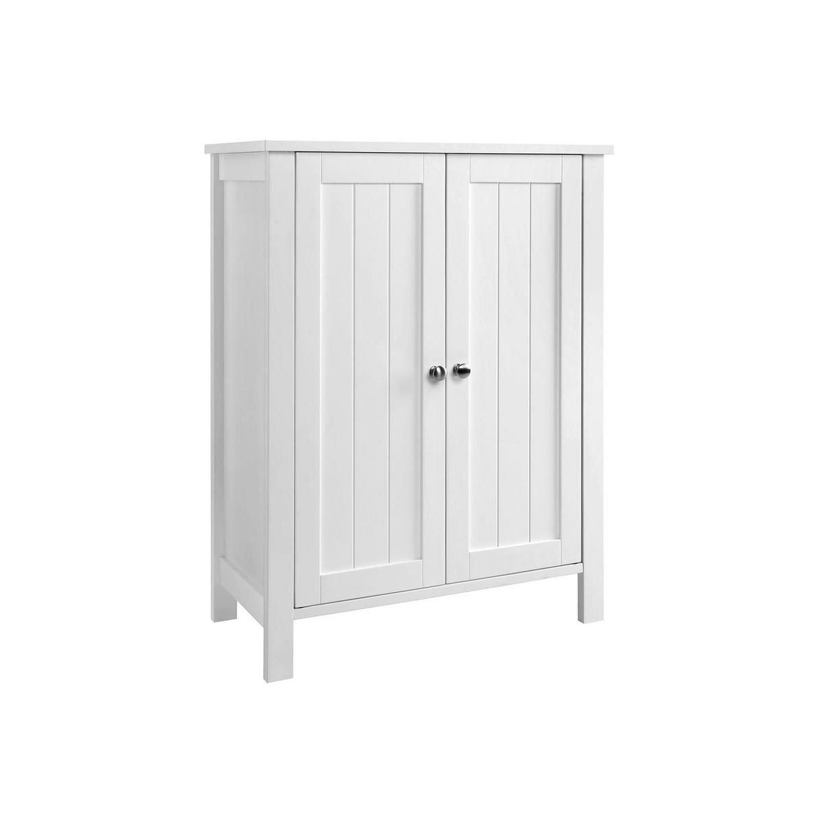 BADEZIMMERSCHRANK - Weiß, Holzwerkstoff (30/80/60cm) - Hansiro