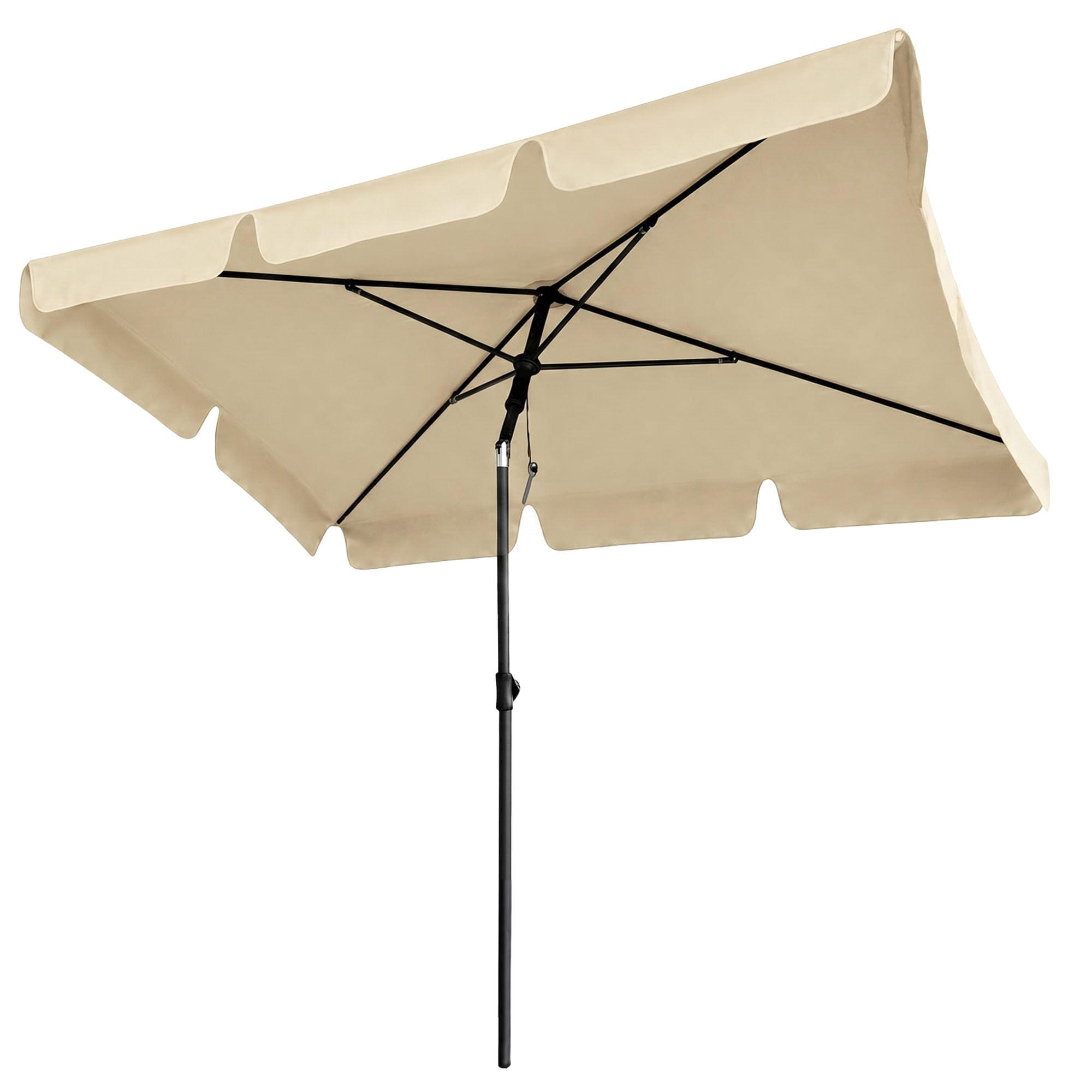 SONNENSCHRIM Beige 235/200 cm - Beige/Schwarz, Metall (200/125cm) - Akord