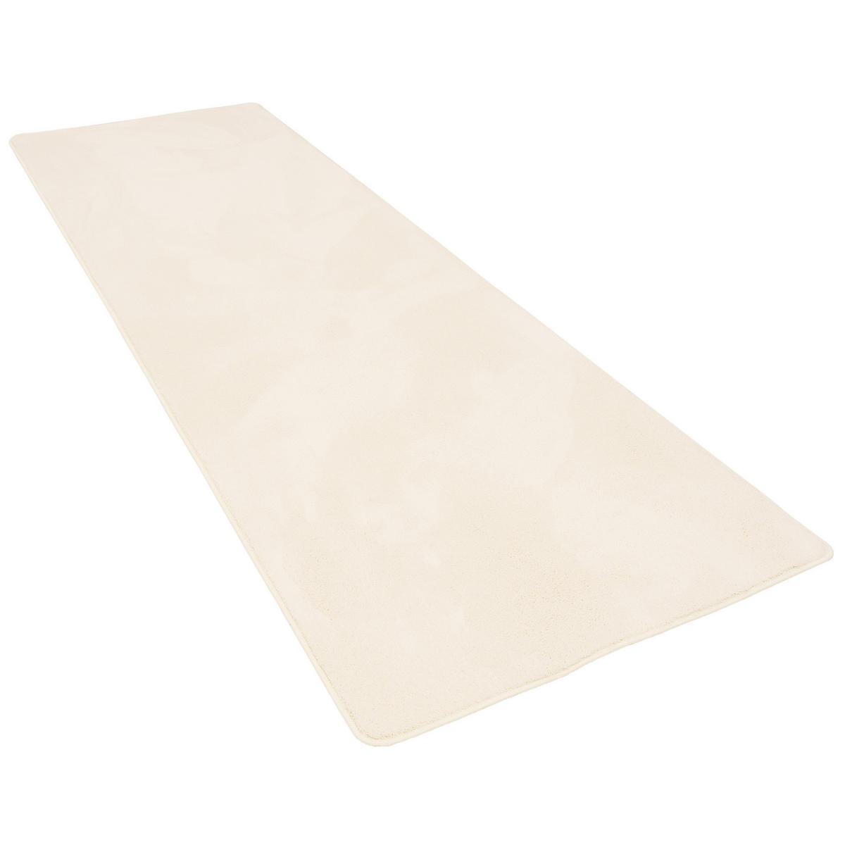 LUXUS SUPER SOFT HOCHFLOR LANGFLOR TEPPICH LÄUFER DELUXE - Creme, Textil (100/300cm) - Snapstyle