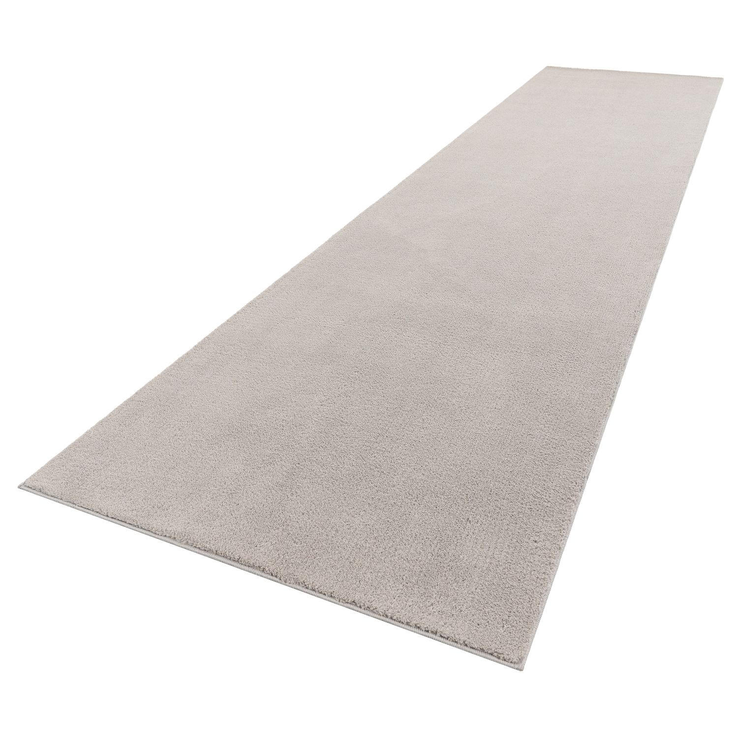 FLACHWEBETEPPICH Silberfarben 80 x 150 cm - Silberfarben, Kunststoff (80/150cm) - TT Home