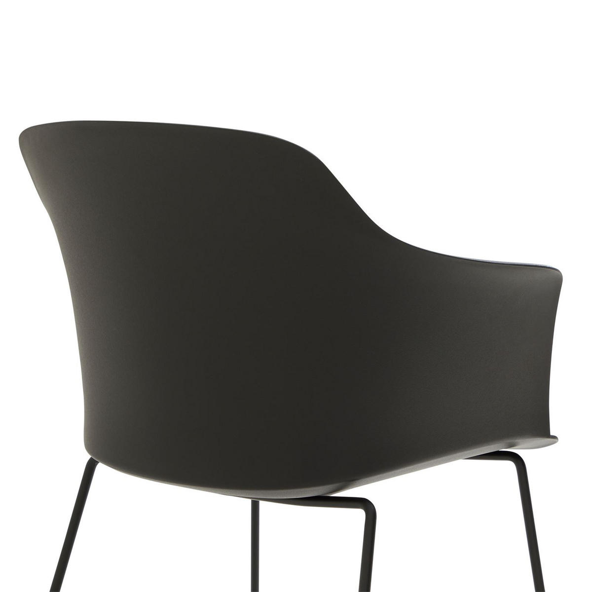 GARTENSTÜHLE FORO 4ER-SET - Schwarz, Textil (58/82/52cm) - IDIMEX