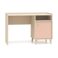 SCHREIBTISCH – 58 x 120 cm – Mevel – Rosa - Rosa, Holzwerkstoff (58/120/80cm) - hi-markt