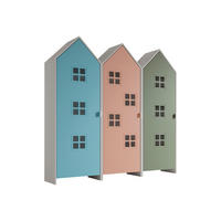 REGALSCHRANK Set Kania 173x37x171 MDF Weiß /Bunt - Blau/Pink, Holzwerkstoff (173/171/37cm) - 58aufmkessel