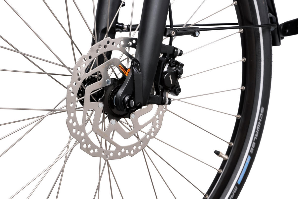 E-CITY Wave E-Bike 400 8 Gang 28 Zoll Gr: 50cm & 55cm - Weiß, Metall (50cm) - Hawk Bikes