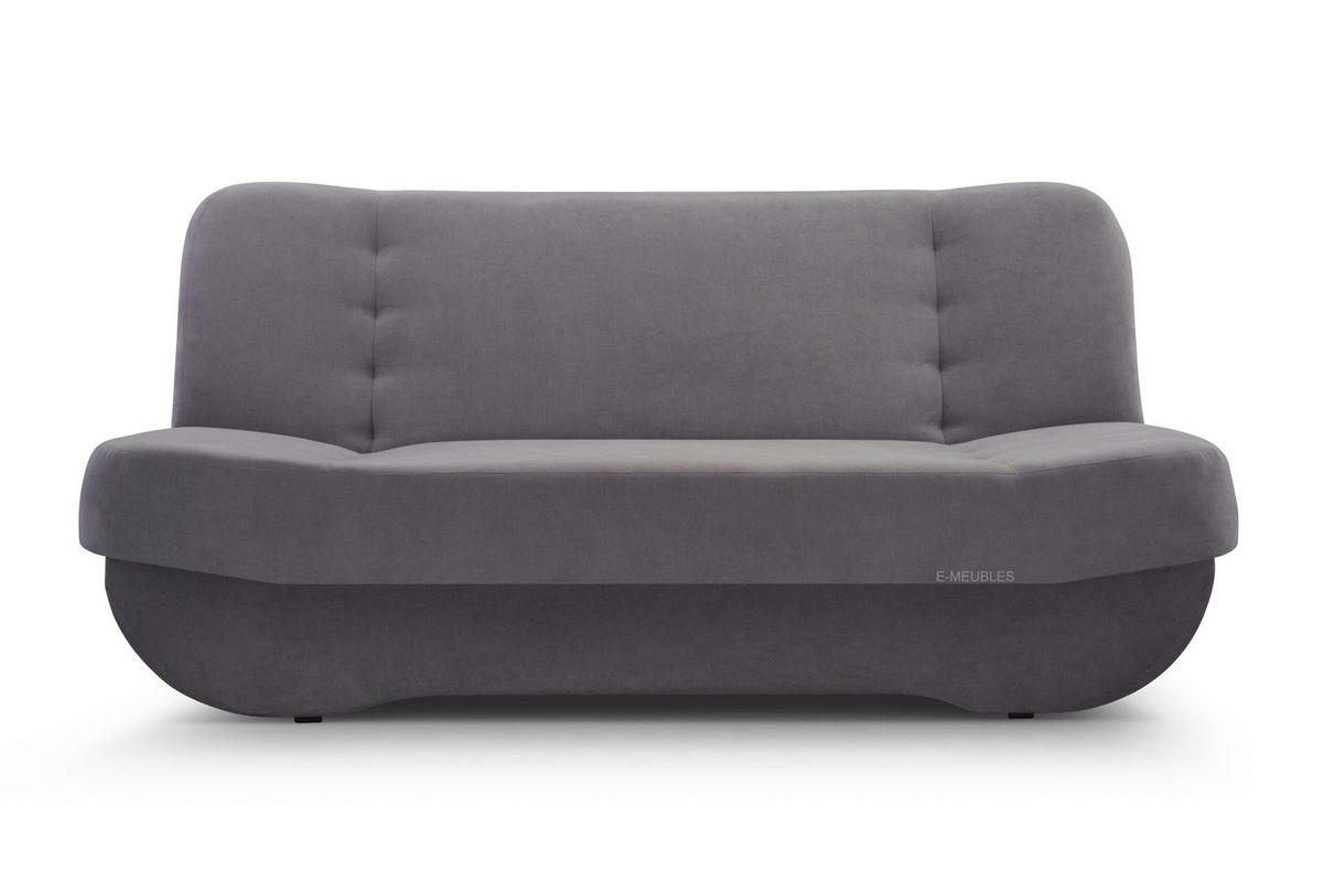 SCHLAFSOFA -PAFOS (Dunkelgrau) - Dunkelgrau, Holz (192/90/87cm) - Möblo