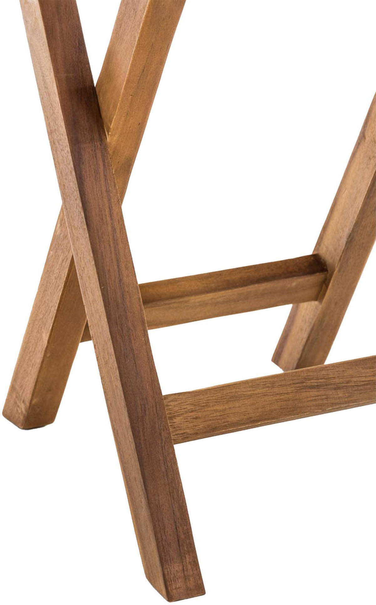 BEISTELLTISCH rund 50 cm Holz Braun - Braun, Holz (50/50/1cm) - CLP