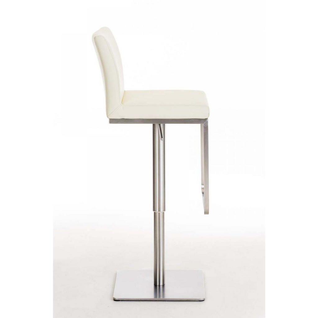 Thumbnail - CLP Barhocker, Creme, Textil, 42x86x44 cm, Esszimmer, Barmöbel, Barhocker