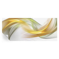 FOTOTAPETE 250x104 cm - Fließende Harmonie - Weiß, Textil (250/104cm) - Wallfluent