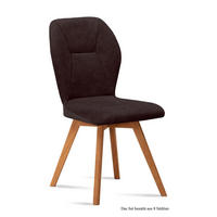 ESSZIMMERSTUHL (8er-Set) Donia 51x92x60 Eiche geölt/Espresso - Eichefarben/Dunkelbraun, Kunststoff (60/92/51cm) - 58aufmkessel