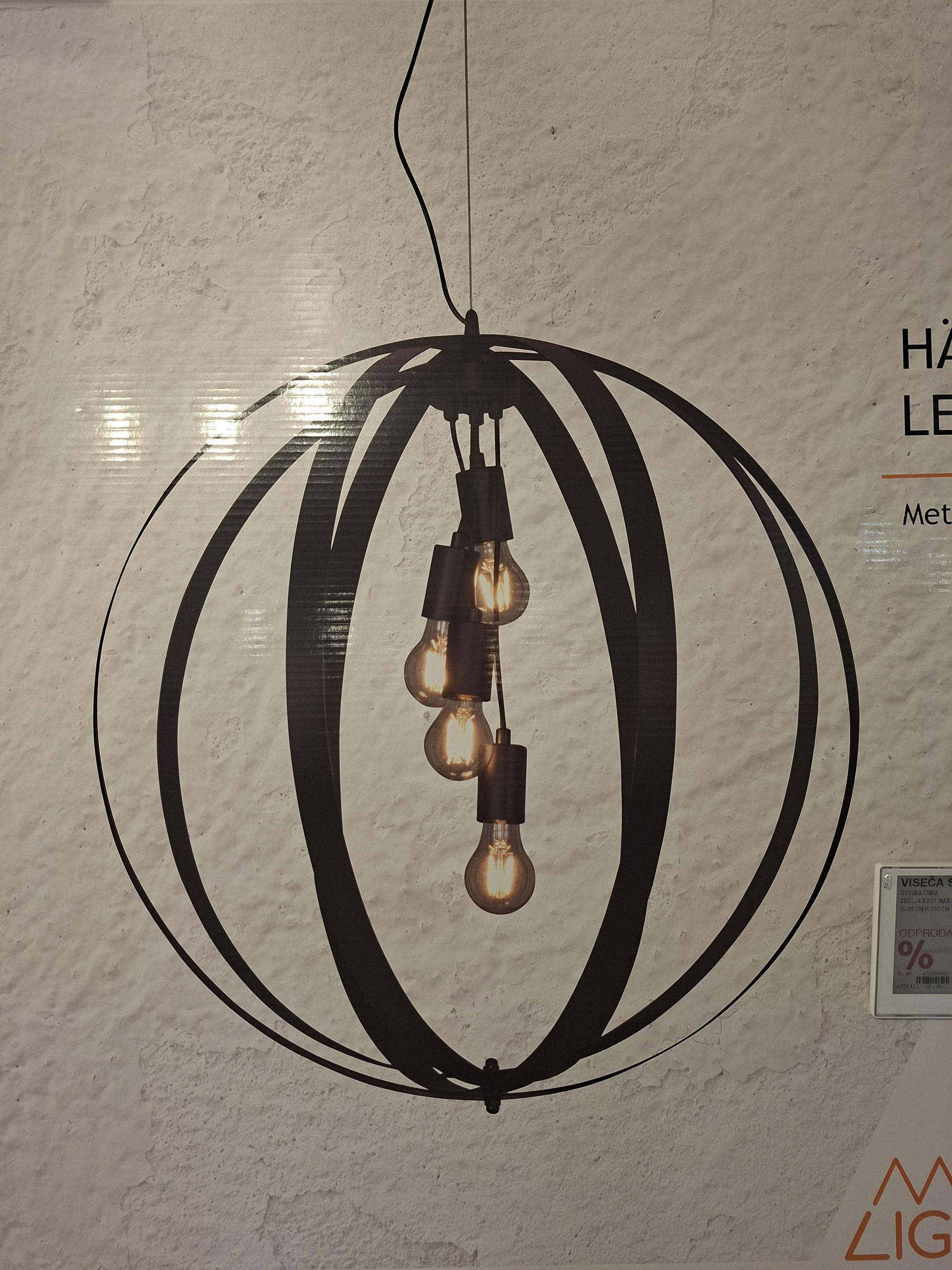 Viseča svetilka TARANTELLA