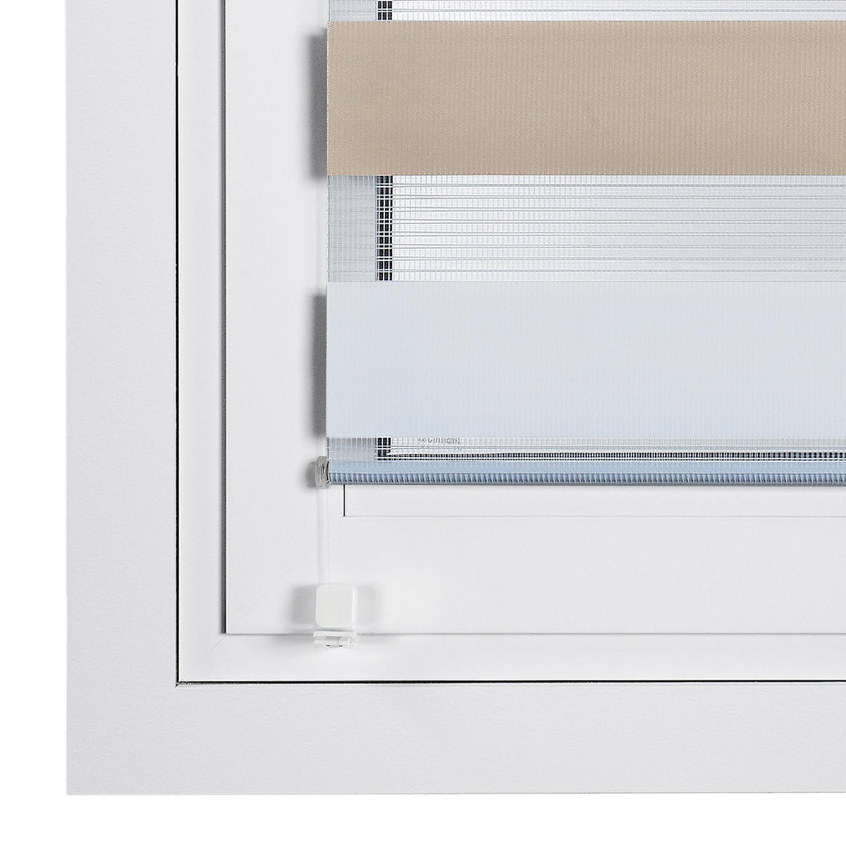 DOPPELROLLO Dreifarbig, 75 cm x 180 cm - Multicolor, Kunststoff (75/180cm) - STORESDECO