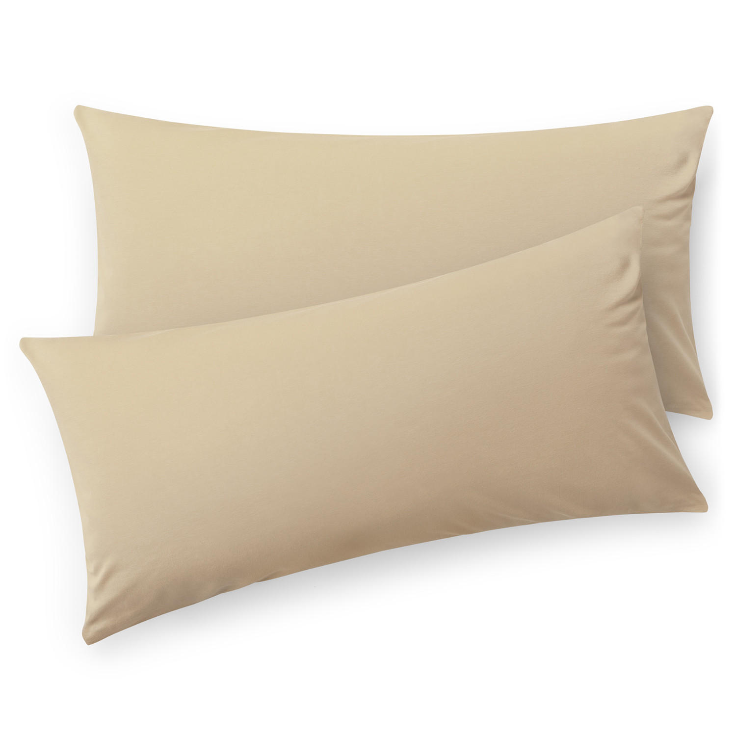 KISSENBEZUG Agneta 40/40 cm, 2er-Set, 100% Baumwolle, Beige - Beige, Textil (60/40cm) - Blumtal