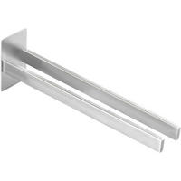HANDTUCHSTANGE ohne Bohren 39 cm Edelstahl Gebürstet - Silberfarben, Metall (8/39/13.8cm)