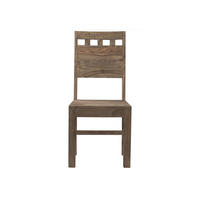 STUHL Massivholz 45 x 45 x 100 cm grau NATURE GREY #120 - Grau, Holz (45/100/45cm) - Massivmoebel24