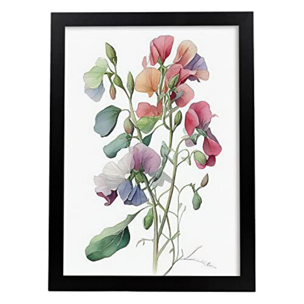 POSTER Süße Erbse Im Nordischen Stil. A4 Rahmenlos - Klar, Papier (29.7/5/21cm) - Nacnic